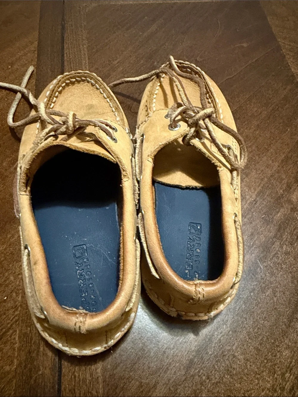Sperry Kids Tan Boat Shoes